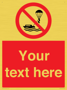 Custom No parasailing